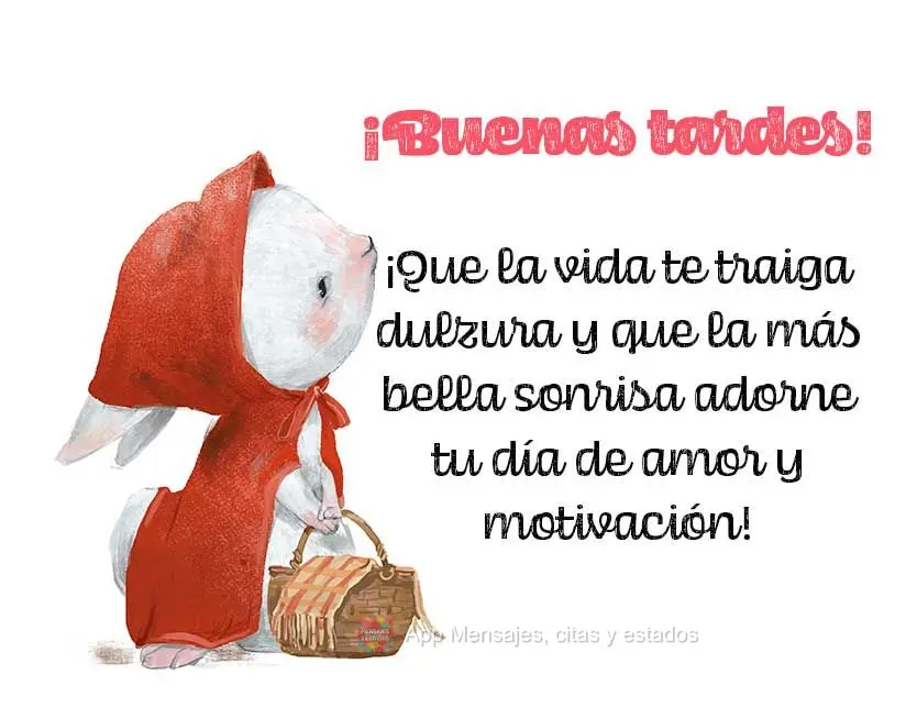 Que a vida lhe traga doçuras e que o sorriso mais lindo enfeite o seu dia de amor e motivação! Boa tarde!