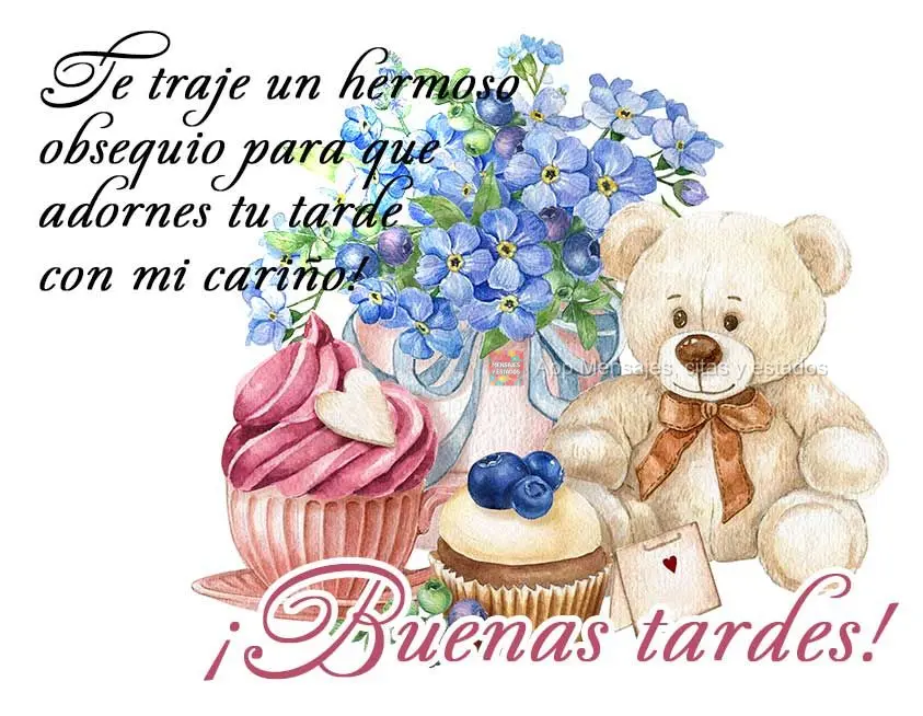 Trouxe para você um lindo mimo para enfeitar a sua tarde com o meu carinho! Boa tarde!