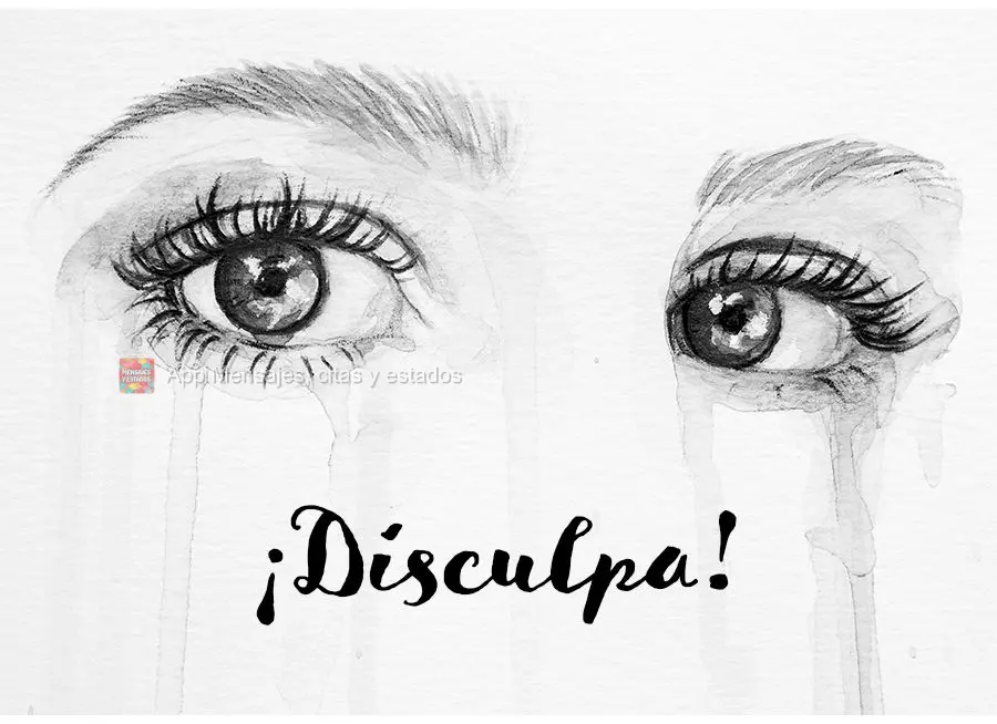 ¡Disculpa!