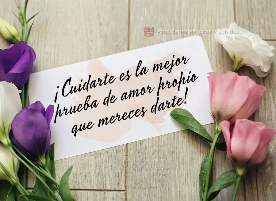 Cuidar-se é a melhor prova de amor próprio que você merece se dar!