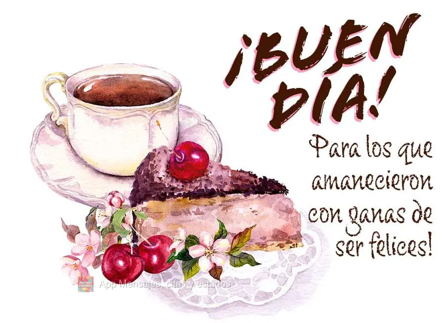 Pra quem acordou com vontade de ser feliz! Bom dia!