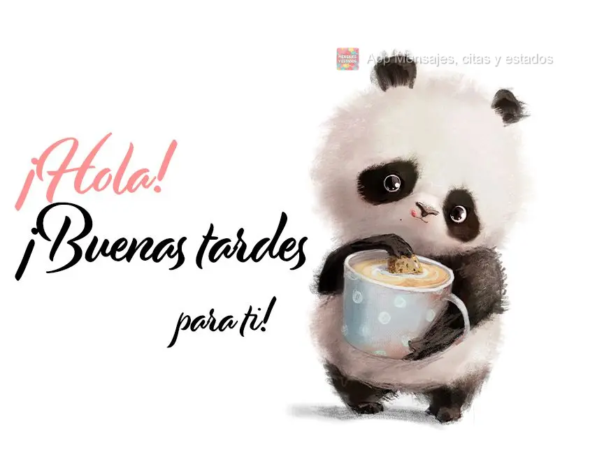 Oie! Boa tarde para você!