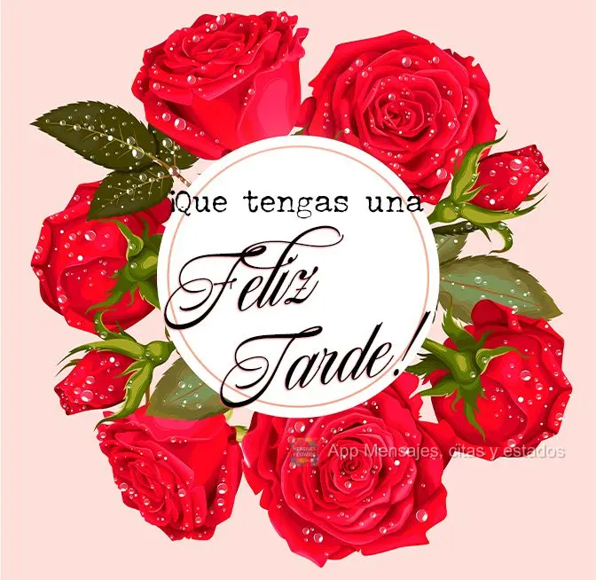 Tenha uma Feliz tarde!