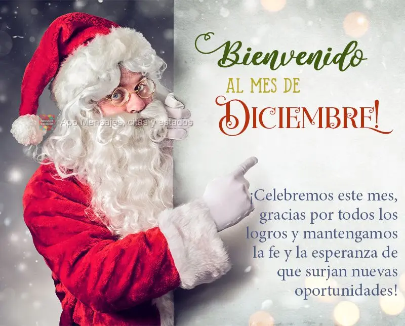 Vamos celebrar esse mês, agradecer por todas as conquistas e manter a fé e esperança para que surjam novas oportunidades! Seja Bem-Vindo ao mês de De...