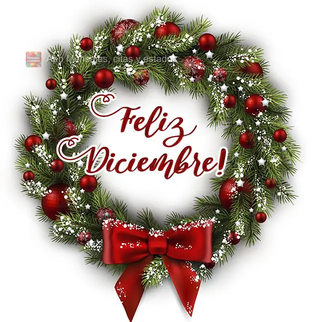 ¡Feliz diciembre!