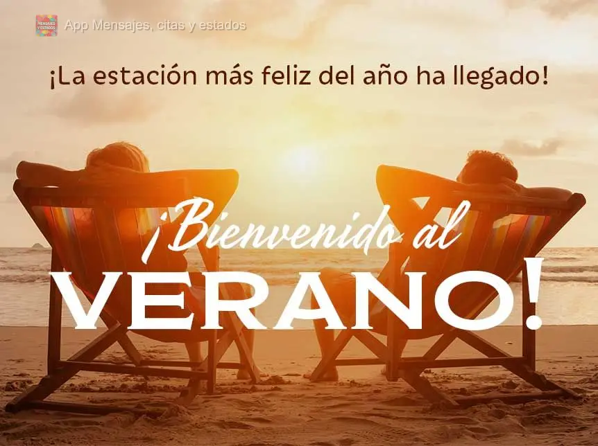 Chegou a estação mais alegre do ano! Bem-vindo ao Verão!