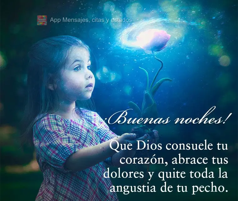 Que Deus conforte o seu coração, abrace as suas dores e tire toda a angústia do seu peito. Boa noite!