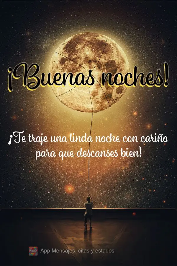 Trouxe para você com carinho uma linda noite para você descansar bem! Boa noite!