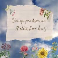 Passei aqui pra desejar uma  feliz tarde!