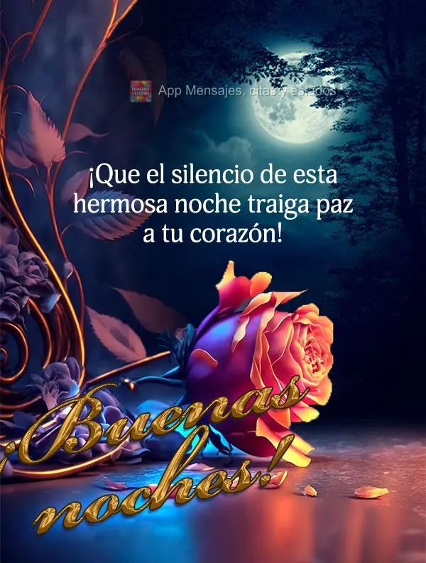 Que o silêncio desta linda noite lhe traga paz para o coração!  Boa noite!
