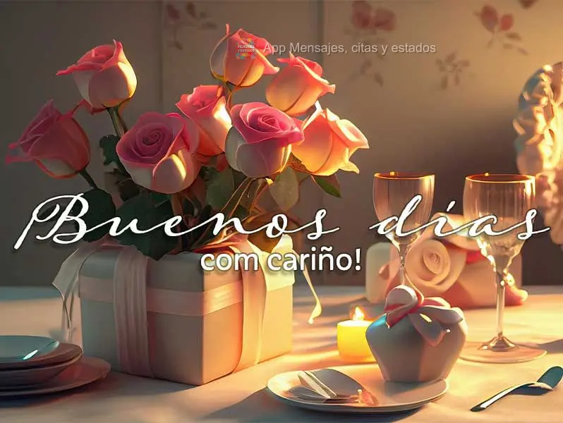 ¡Buenos días con cariño!