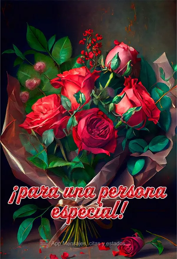 ¡para una persona especial!
