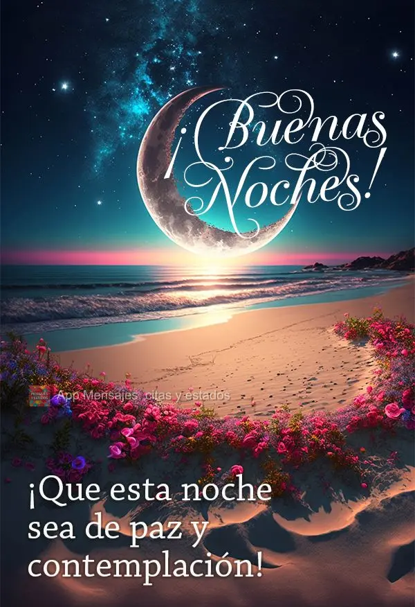 Que esta noite seja de paz e contemplação! Boa noite!