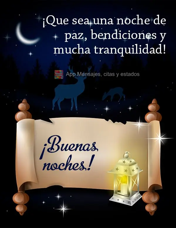Que seja uma noite de paz, bênçãos e muita tranquilidade! Boa noite!
