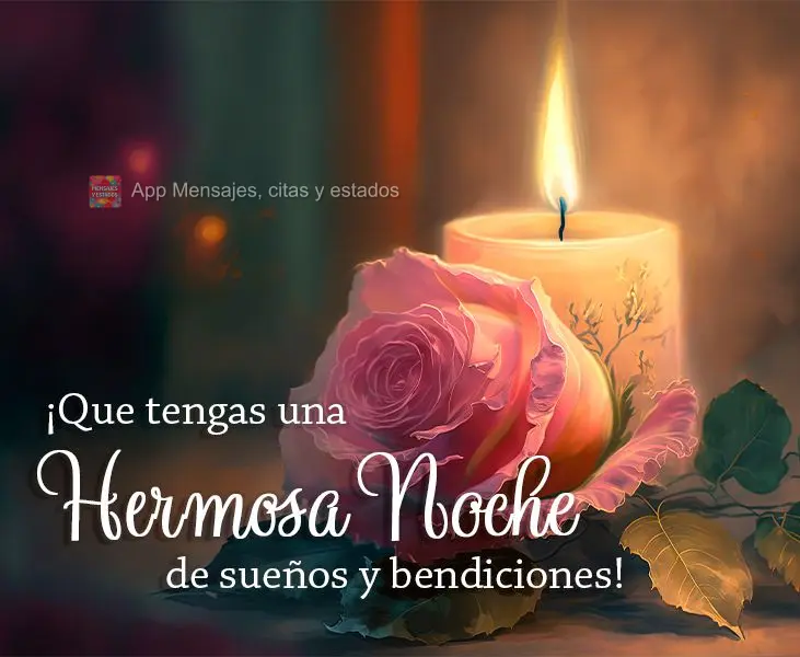 Tenha uma Linda noite de sonhos e bênçãos!