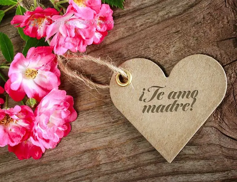 ¡Te amo madre!