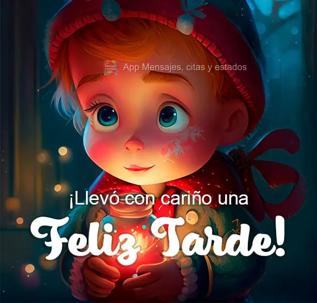 Trouxe com carinho uma feliz tarde!