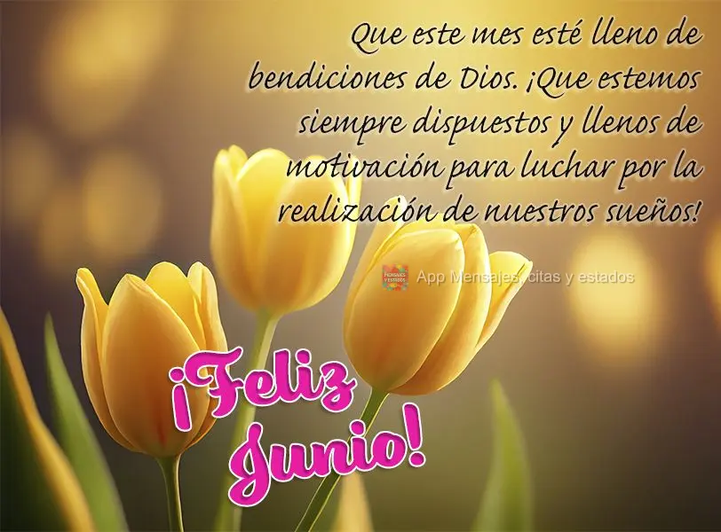 Que este mês venha carregado de bênçãos de Deus. Que possamos estar sempre dispostos e cheio de motivação para lutar pela realização de nossos so...