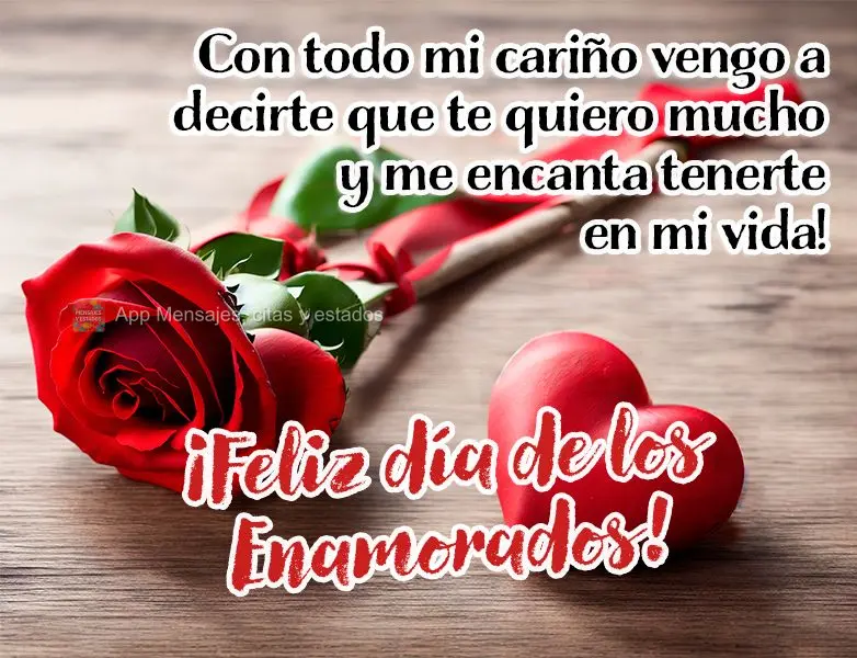 Com todo o meu amor eu venho aqui dizer que te amo muito e amo ter você em minha vida! Feliz Dia dos Namorados!