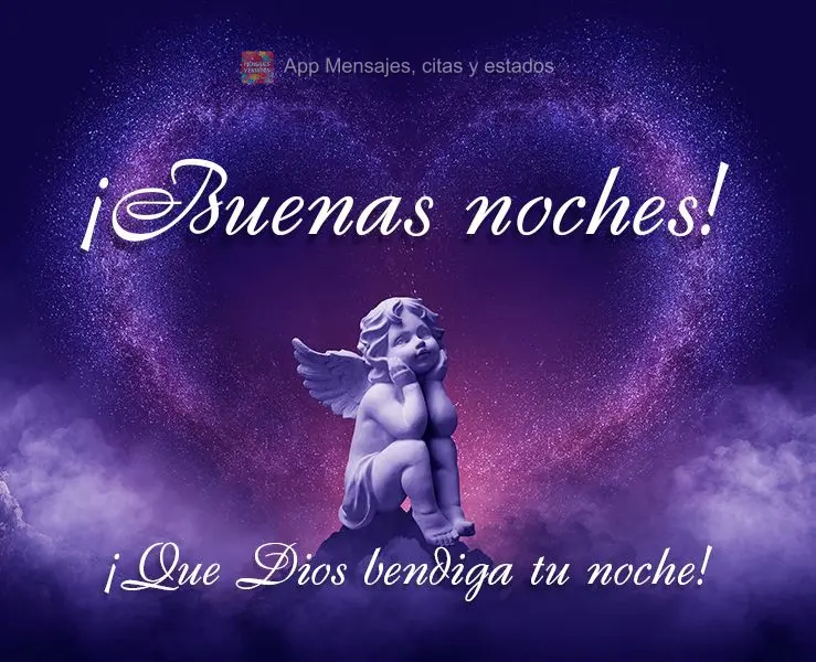 ¡Que Dios bendiga tu noche! ¡Buenas noches!