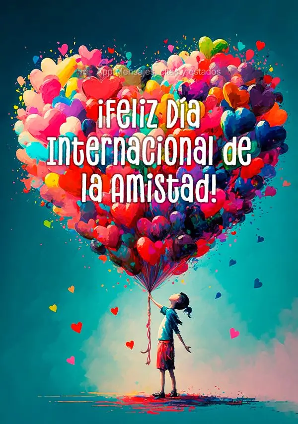 ¡Feliz Día Internacional de la Amistad!
