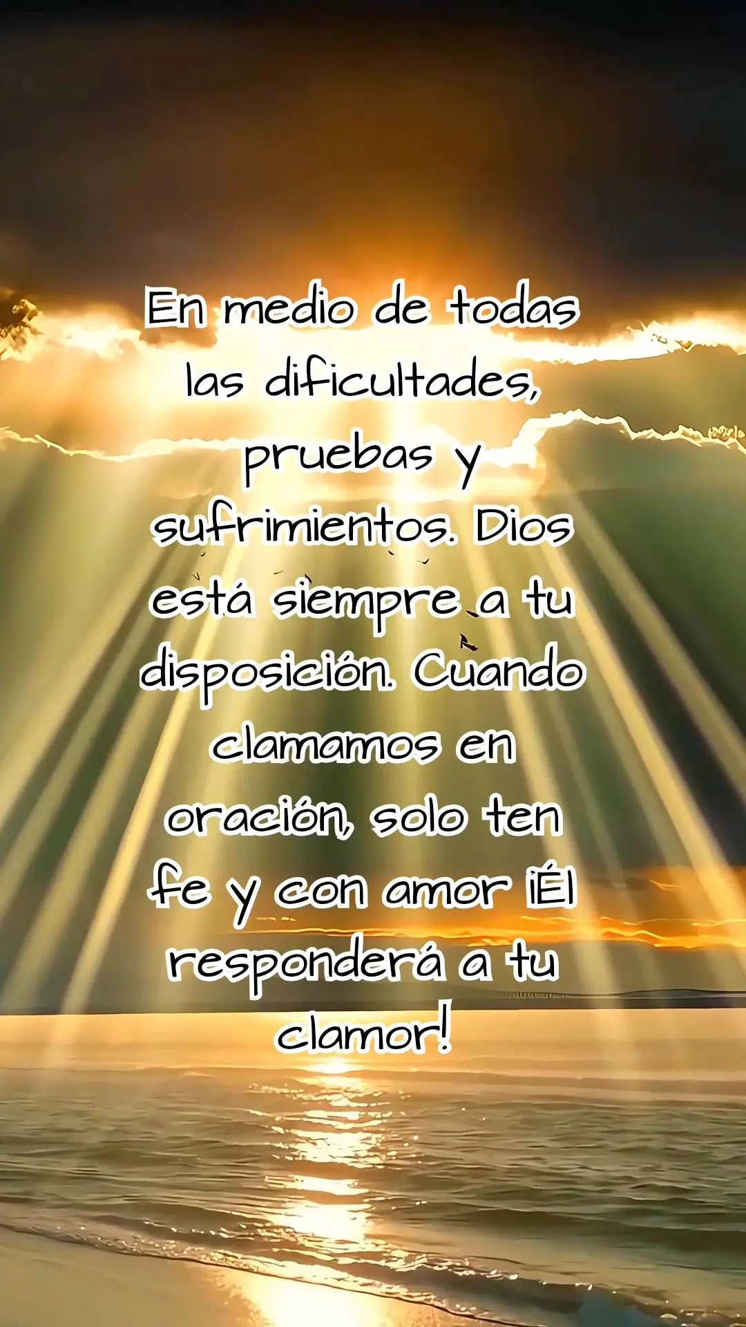 Em meio a todas as dificuldades, provações e sofrimento. Deus está sempre à sua disposição. Quando clamamos em oração, basta ter fé e com amor E...