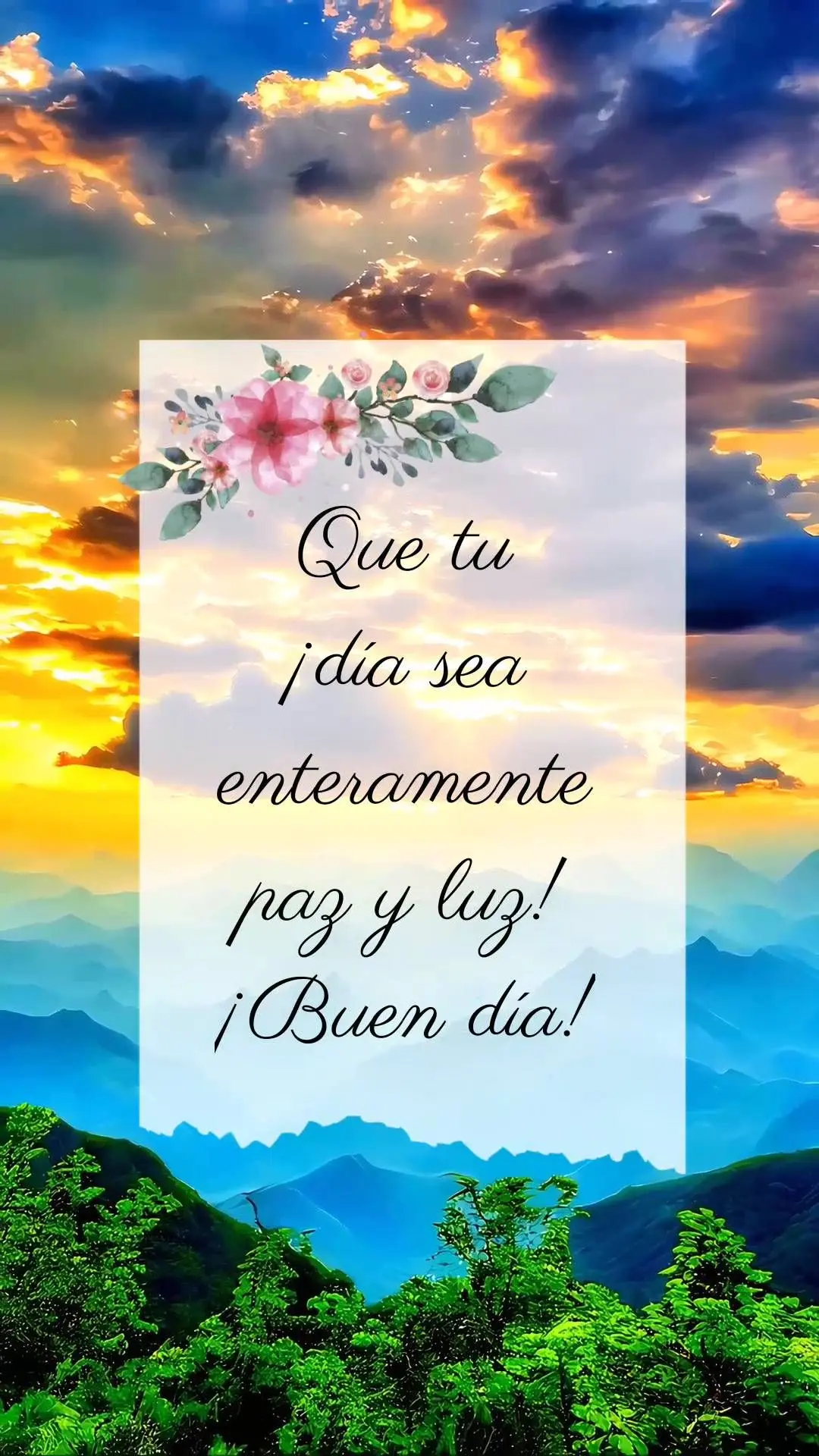 Que seu
dia seja inteiramente paz e luz! Bom dia! 