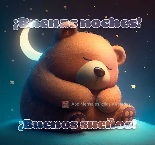 Boa noite! Bom sonhos!