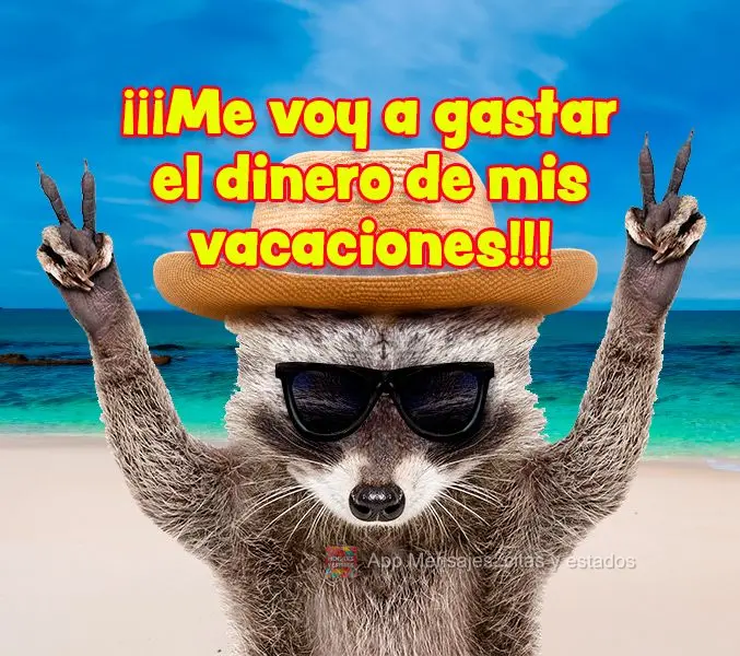 Partiu ir torrar meu dinheiro das férias!!!