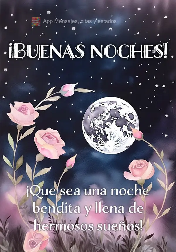 Que seja uma noite abençoada e cheia de lindos sonhos! Boa noite!