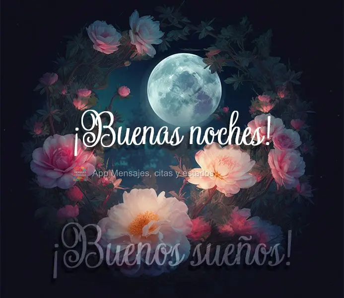 Boa noite! Bom sonhos!