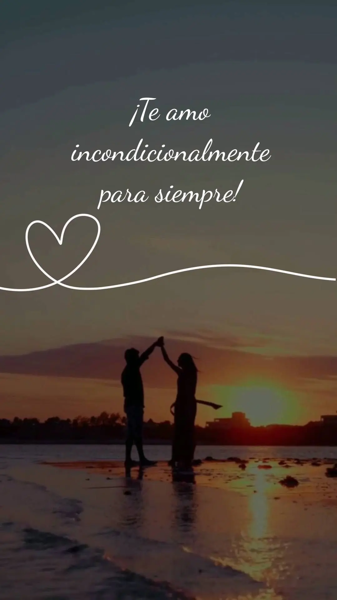 Eu te Amo incondicionalmente para sempre! 