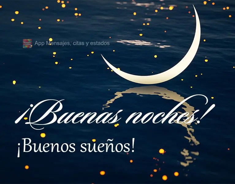 Boa noite!  Bom sonhos!