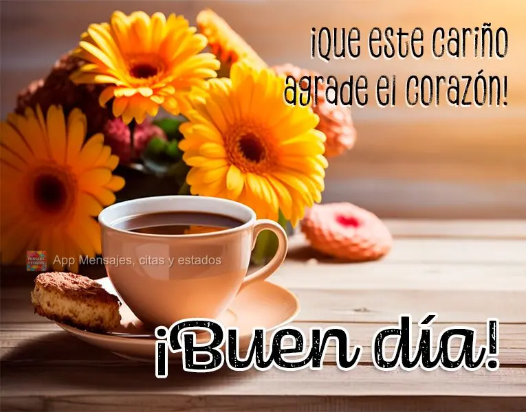 Que esse carinho possa agradar o coração! Bom dia!