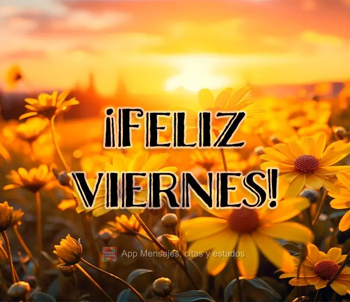 ¡Feliz viernes!
