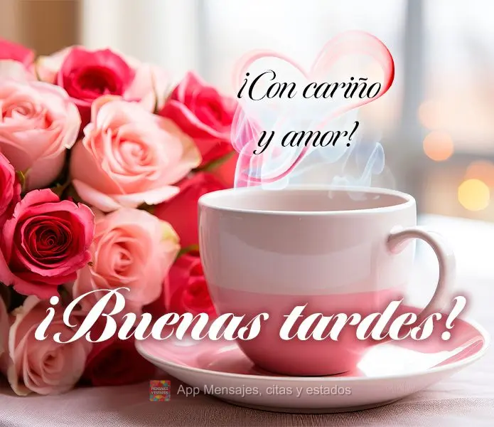 ¡Con cariño y amor! ¡Buenas tardes!