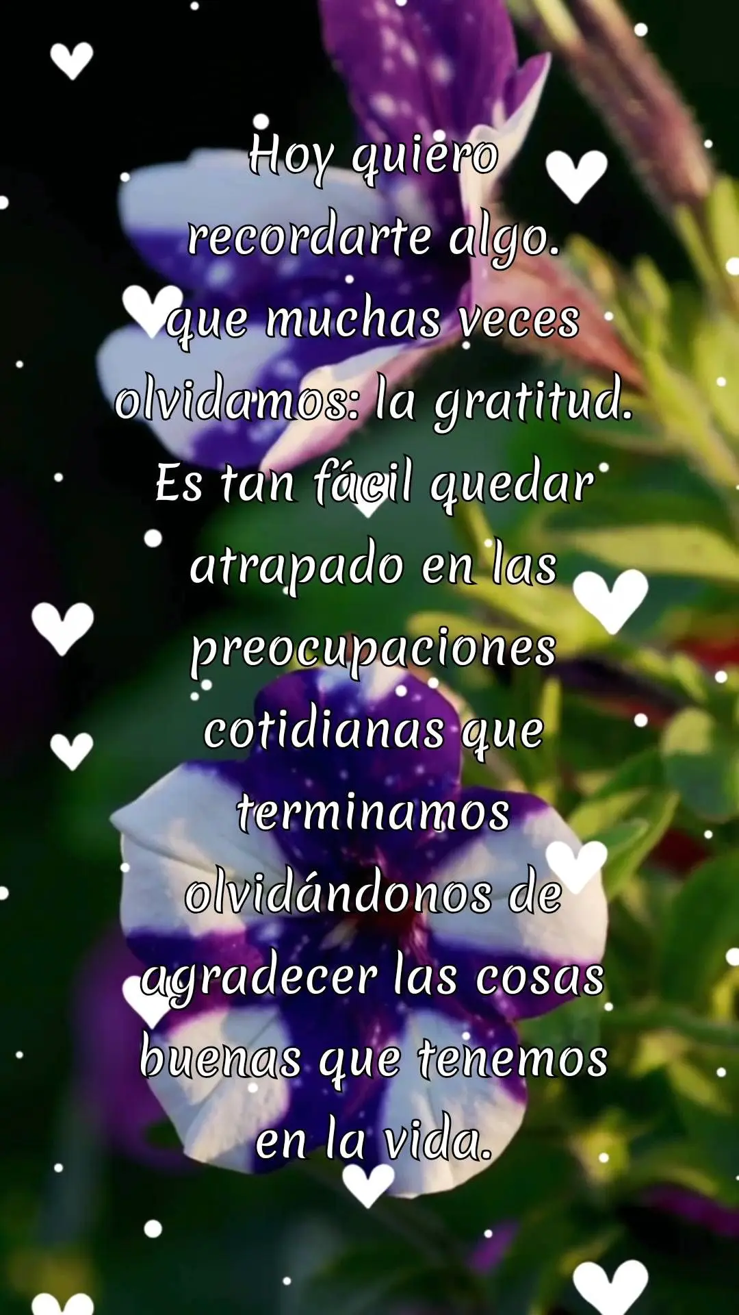 Hoje eu quero te lembrar de algo 
que muitas vezes esquecemos: a gratidão. É tão fácil nos envolvermos nas preocupações do dia a dia que acabamos n...