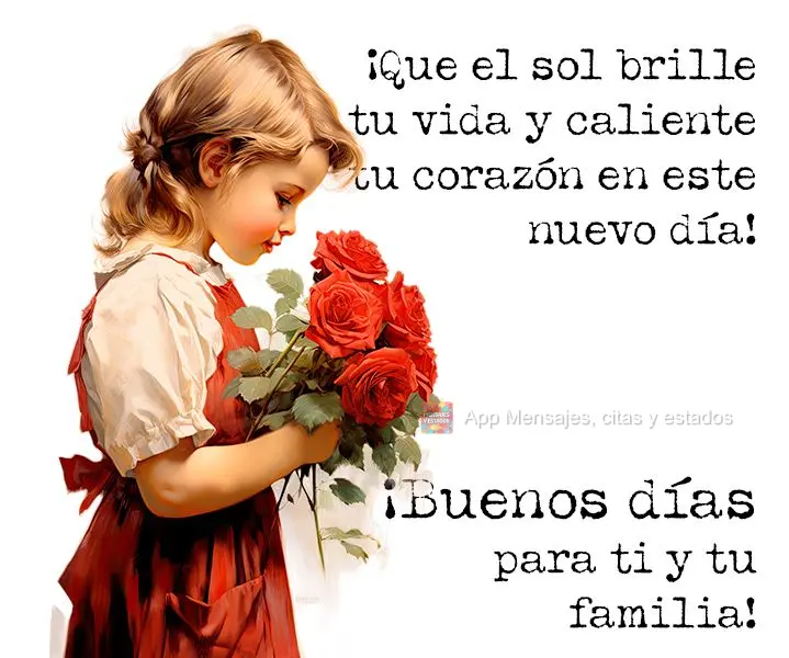 Que o sol brilhe em sua vida e aqueça seu coração neste novo dia! Bom dia pra você e sua família!
