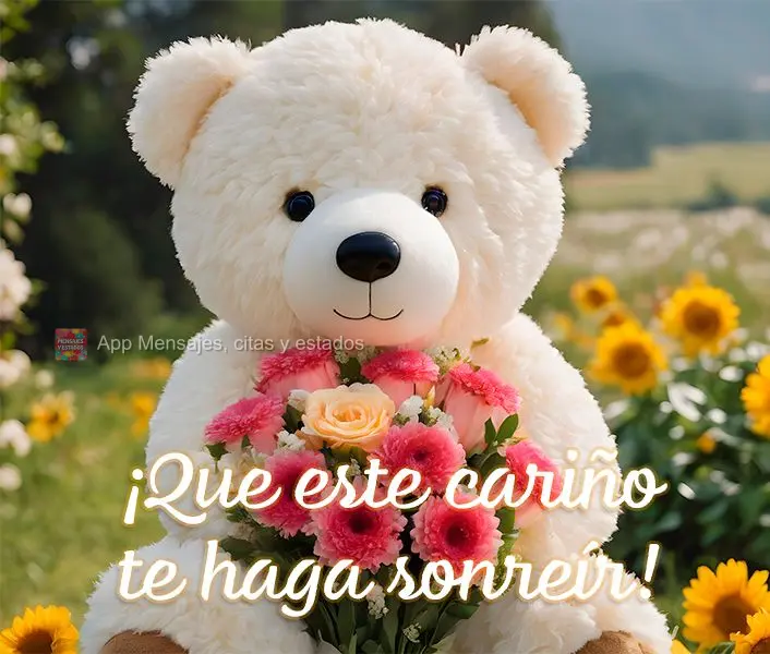 ¡Que este cariño te haga sonreír!