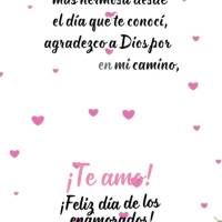 A vida ficou mais bonita desde o dia em que te conheci, sou grato a Deus por ter colocado você no meu caminho, porque para mim você é especial! Eu amo...