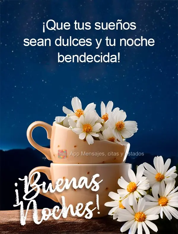 Que seja doce os seus sonhos e abençoada a sua noite! Boa noite!