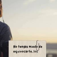 Não tenha medo de errar, os erros fazem parte do aprendizado e nos ajudam a evoluir. Sexta