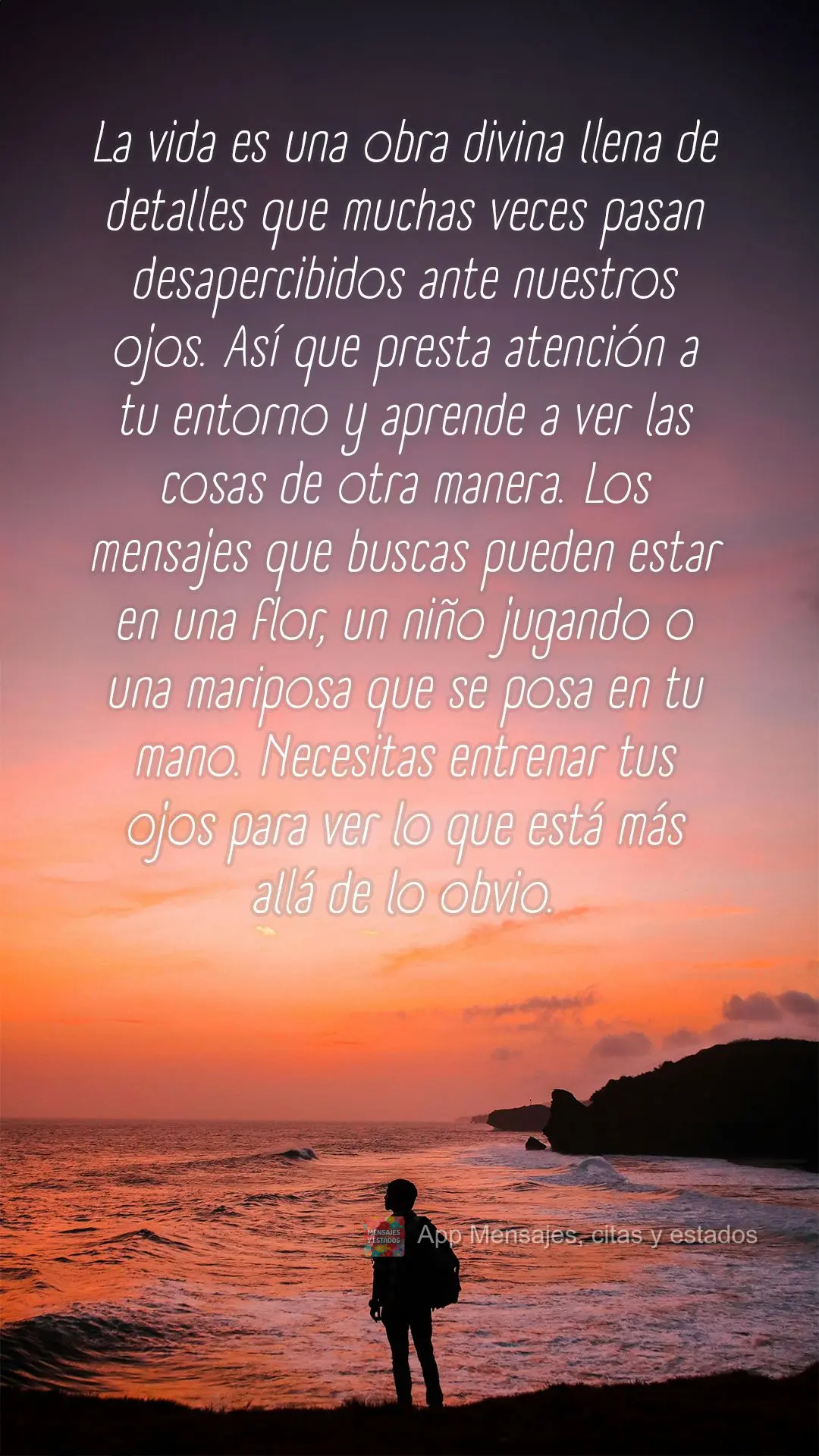 A vida é uma obra divina repleta de detalhes que muitas vezes passam despercebidos por nossos olhos. Portanto, preste atenção ao seu redor e aprenda a...