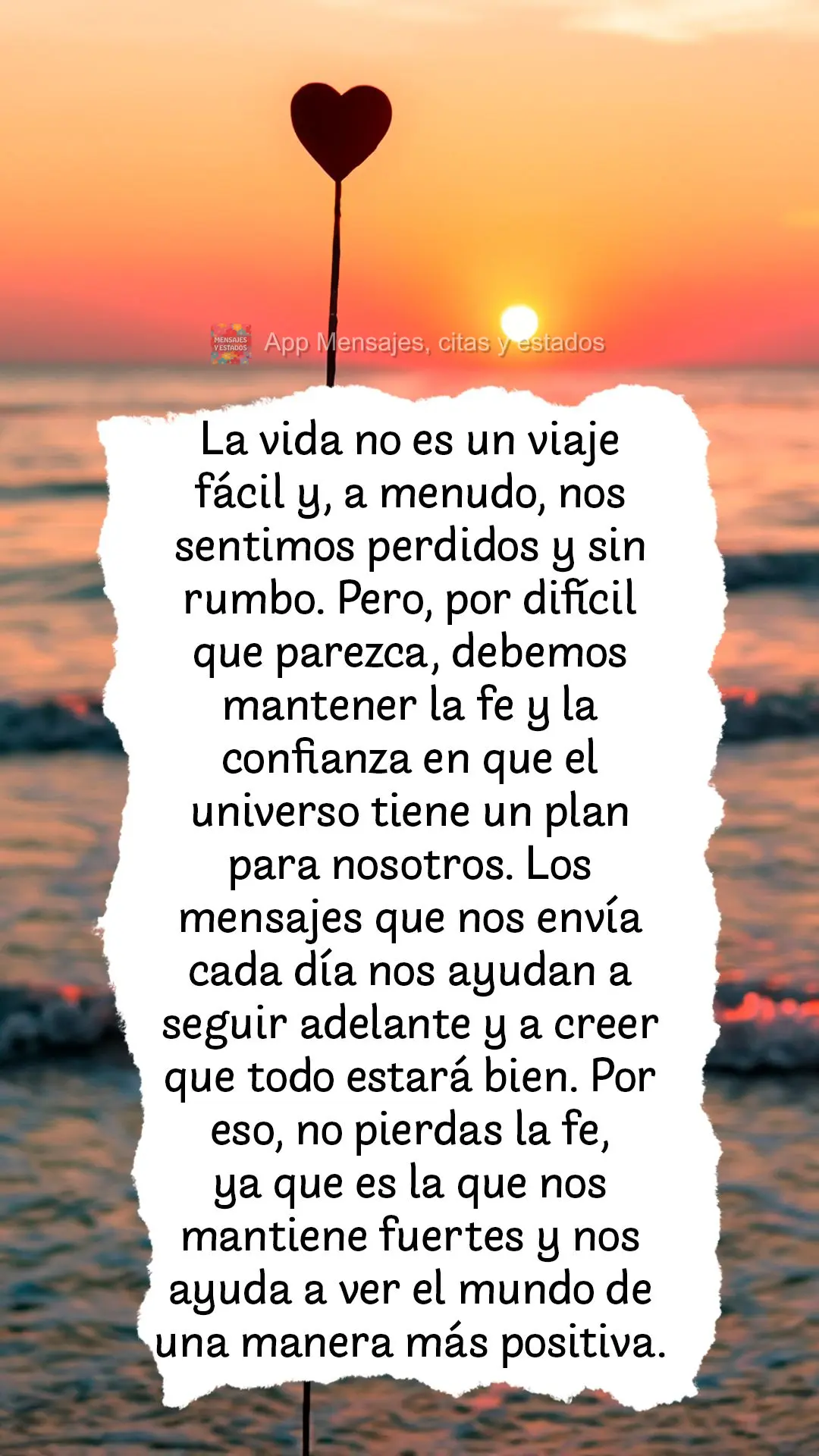 La vida no es un viaje fácil y, a menudo, nos sentimos perdidos y sin rumbo. Pero, por difícil que parezca, debemos mantener la fe y la confianza en qu...