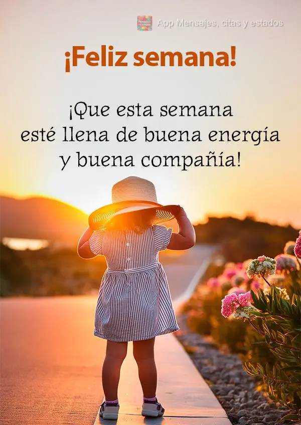 Que esta semana seja de boas energias e boas companhias! Boa Semana!