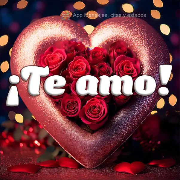 ¡Te amo!