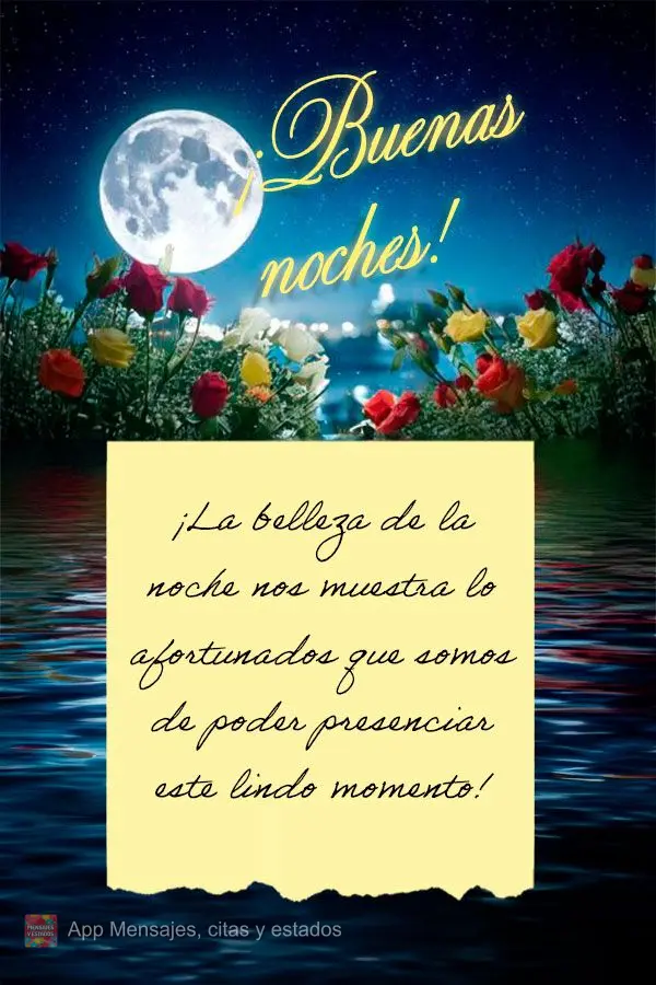 A beleza da noite nos mostra o quão afortunados somos por poder presenciar este lindo momento! Boa noite!