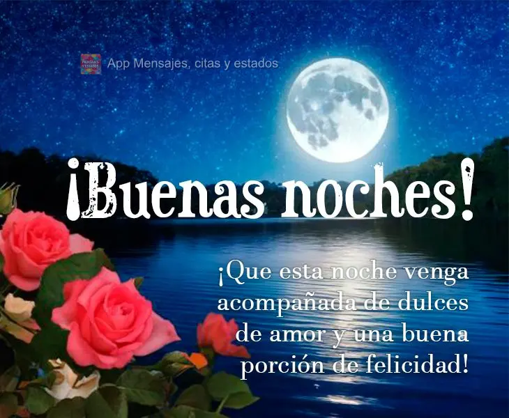 Que esta noite venha acompanha de doses de amor e um boa porção de felicidade! Boa noite!