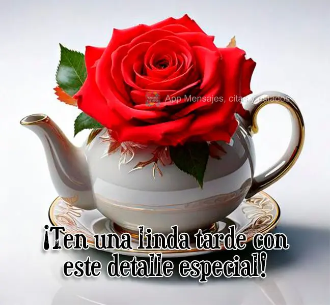 Tenha uma linda tarde com esse mimo especial!