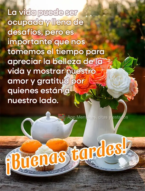 La vida puede ser ocupada y llena de desafíos, pero es importante que nos tomemos el tiempo para apreciar la belleza de la vida y mostrar nuestro amor y...